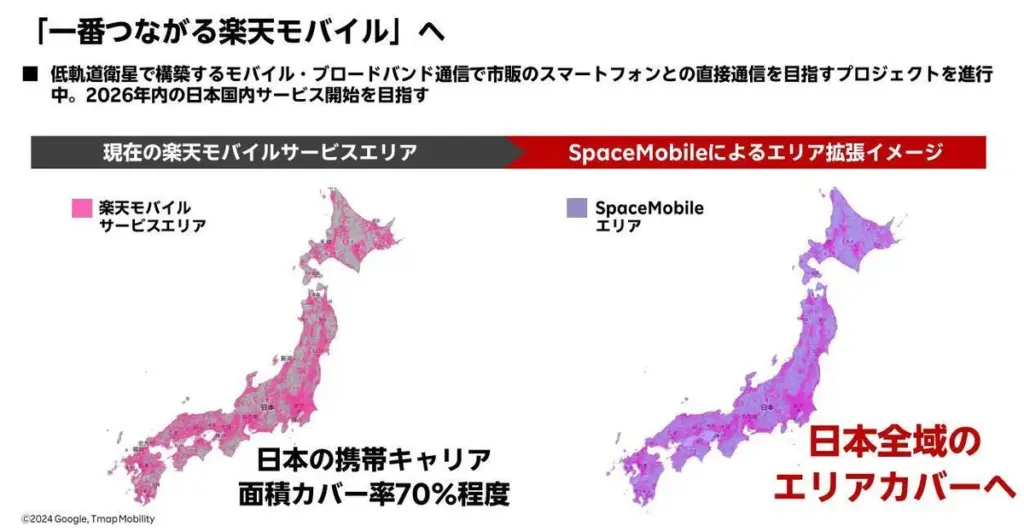 米AST社との協働により日本全域のエリアをカバーできることを期待